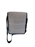 Sacoche explorateur toile 100 pour cent chanvre Dos - Le Canebier en Provence